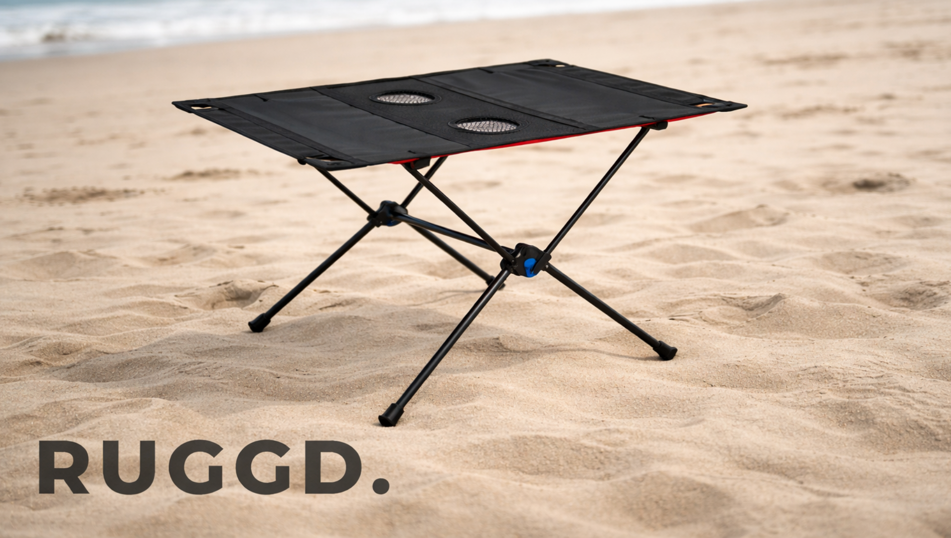 TR-1 Pocket Table (Portable Foldable Outdoor Table with Double Cup)